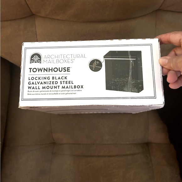 Vertical Small Galvanized Steel Wall Mount Mailbox📮4.1 x 8.6 x 10.1inches Black - Picture 4 of 9